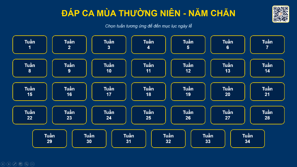 Đáp Ca Năm Chẵn